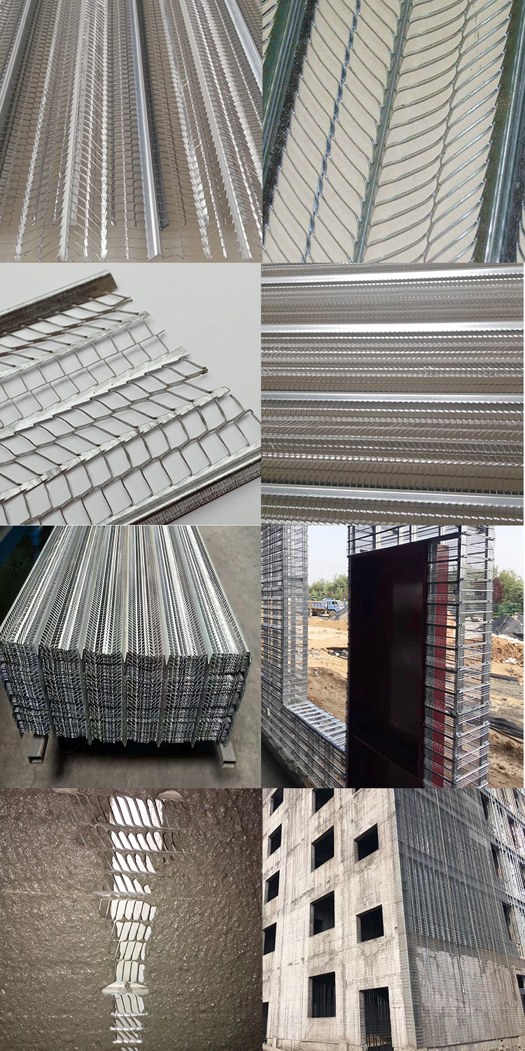 Partition building materials galvanized expanded metal rib lath