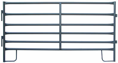 Powder coated round pipe horse corral panels 