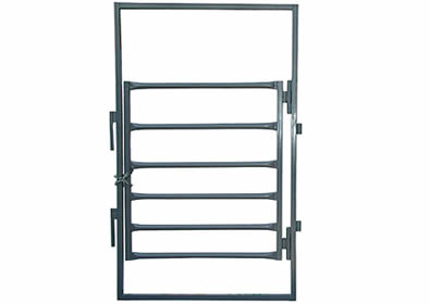 Powder coated gate without panel