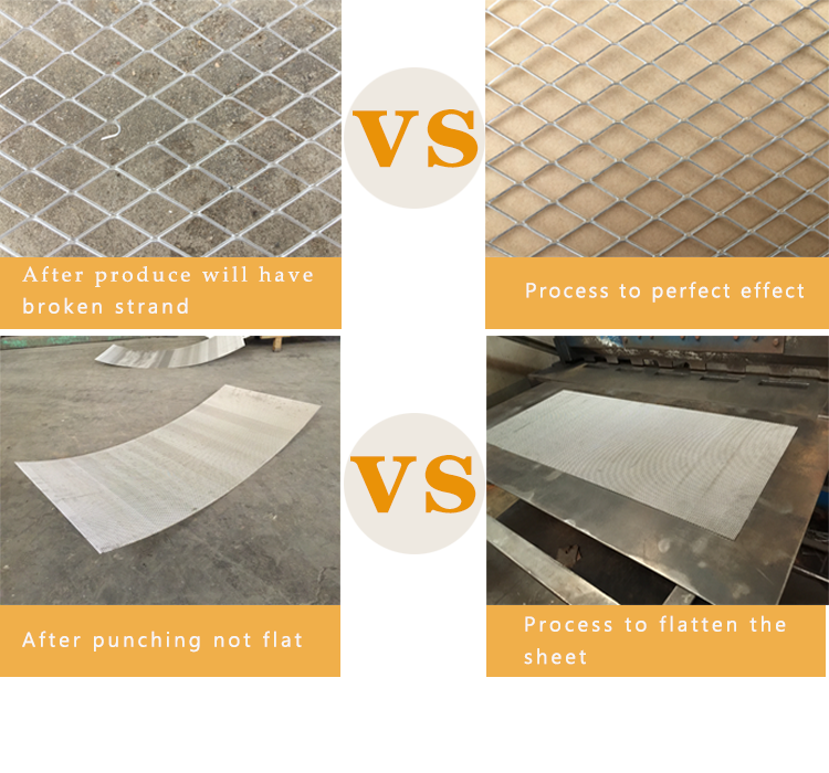 RAL color coating diamond mesh expanded metal supplier